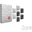 999 Spiralli Ofset Plastik Kapak Defter A4 100 Yaprak izgili (1042) Gpta