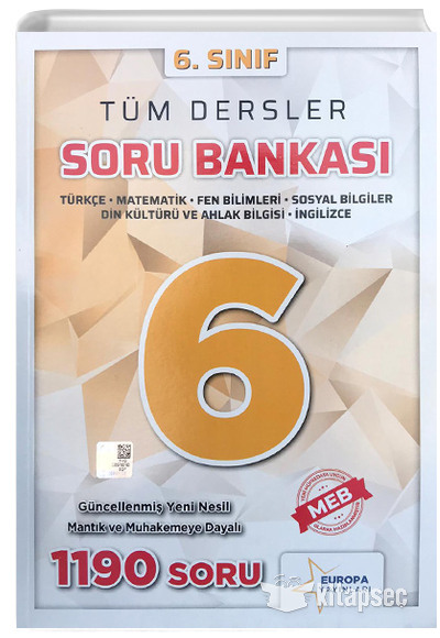 6.Snf Tm Dersler Soru Bankas Europa Yaynlar