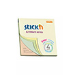 Stckn Yapkanl Not Kad Pastel 4 Renk 76x76 100 Yaprak (21821) Gpta