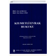 Kymetli Evrak Hukuku Banka ve Ticaret Hukuku Aratrma Enstits