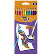 Bic Kids Evolution Silinebilir Kuru Boya Kalemi Kutu 12 Renk BC.987868