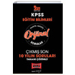 2021 KPSS Eitim Bilimleri Orijinal Sorular Fasikl Tamam zml km Son 10 Yln Sorular Yarg Yaynlar