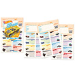 Hot Wheels Ders Program Okul Etiketi 16x24 3 Yaprak (5410) Gpta