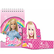 Barbie Spiralli A7 40 Yaprak izgili kili Mini Bloknot (5496) Gpta
