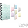 Cactus Love Spiralli Ofset Plastik Kapak Defter 17x24 80 Yaprak Kareli (4418) Gpta