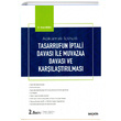 Tasarrufun ptali Davas ile Muvazaa Davas ve Karlatrlmas Sekin Yaynevi