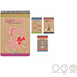 Craft Notes Spiralli Sert Kapak Kraf A6 100 Yaprak izgili Defter (1789) Gpta