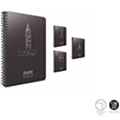 Dark Spiralli Plastik Kapak Defter A4 50 Yaprak izgisiz (2672) Gpta