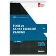 Fikir ve Sanat Eserleri Kanunu Sekin Yaynevi