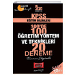 2021 KPSS Eitim Bilimleri 100de 100 retim Yntem ve Teknikleri Tamam zml 20 Deneme Yarg Yaynlar