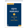 Eya Hukuku I (Zilyetlik ve Tapu Sicili) Adalet Yaynevi