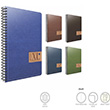 Jeans Spiralli Sert Kapak 20x28 120 Yaprak Kareli Defter (3383) Gpta