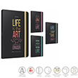 Life-Book plik Dikili Sert Kapak Defter A5 120 Yaprak Kareli Standart (3645) Gpta