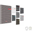 Margn plik Dikili Plastik Kapak Defter 20x28 96 Yaprak Kareli (2944) Gpta