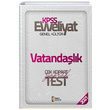 2021 Evveliyat KPSS Genel Kltr Vatandalk ek Kopar Yaprak Test sem Yaynclk