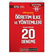2021 KPSS Eitim Bilimleri retim lke ve Yntemleri Tamam zml 20 Deneme Pegem Yaynlar