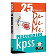 KPSS Matematik 25 Deneme zml Beyaz Kalem Yaynlar