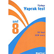 8.Snf Trke Yaprak Test Blok Test Yaynclk