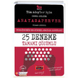 2021 Tm Adaylar in ANAYASAPERVER Tamam zml 25 Deneme Yarg Yaynlar