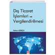 D Ticaret lemleri ve Vergilendirilmesi Ekin Yaynlar