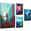 Gpta Adventure plik Dikili Cep Boy Sert Kapak izgisiz Defter GP.3-3864000-2011