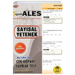 2021 ALES Saysal Yetenek Yaprak Test Tasar Yaynlar