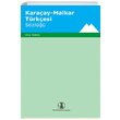 Karaay Malkar Trkesi Szl Trk Dil Kurumu Yaynlar