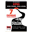 KPSS Tm Adaylar in Genel Yetenek Genel Kltr Son Dzlk Tamam zml 7 Deneme Yarg Yaynlar