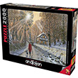 Anatolian Karl Orman Winter Woodland 2000 Para Puzzle Yapboz (PERRE3954) Perre Anatolian