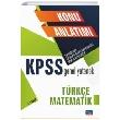 KPSS Genel Yetenek Trke Matematik Konu Anlatm Nobel Snav