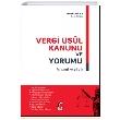 Vergi Usul Kanunu ve Yorumu Adalet Yaynevi