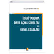 dari Yargda Dava Ama Sreleri ve Genel Esaslar Adalet Yaynevi