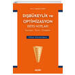 Dbkeylik ve Optimizasyon Ders Notlar Sekin Yaynclk