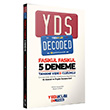 YDS Decoded Tamam Video zml Fasikl 5 Deneme Yediiklim Yaynlar