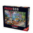 Anatolian Puzzle 500 Parça Mor Salkımlı Teras 3578 PERRE3578 Perre-Anatolian