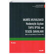 Muris Muvazaas Nedeniyle Alan Tapu ptal ve Tescil Davalar Sekin Yaynevi