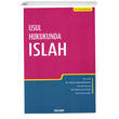 Usul Hukukunda Islah Sekin Yaynevi