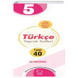 5. Snf Trke Yaprak Test Palme Yaynlar