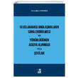 Uluslararas Andlamalarn Sona Erdirilmesi ve Yrrlnn Askya Alnmas veya ekilme Adalet Yaynevi