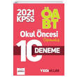 2021 ABT Okul ncesi retmenlii Tamam zml 10 Deneme Yediiklim Yaynlar