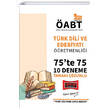 2021 ABT Trk Dili ve Edebiyat retmenlii 75te 75 Tamam zml 10 Deneme Snav Yarg Yaynlar
