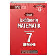 2021 KPSS ABT lkretim Matematik Tamam zml 7 Deneme Pegem Yaynlar