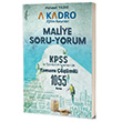 KPSS A Maliye Soru Yorum Soru Bankas A Kadro Yaynlar