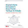 Kiisel Kre Envanteri Ksa Form Trke El Kitab Pegem Yaynlar