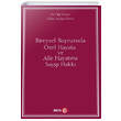 Bireysel Bavuruda zel Hayata ve Aile Hayatna Sayg Hakk Beta Yaynevi