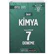 KPSS ABT Kimya Tamam zml 7 Deneme Pegem Yaynlar