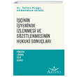 inin yerinde zlenmesi ve Gzetlenmesinin Hukuki Sonular Aristo Yaynevi