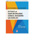 ktisadi ve dari Bilimlerde Gncel Akademik almalar Ekin Yaynlar
