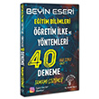2021 KPSS Eğitim Bilimleri ÖYT Öğretim İlke ve Yöntemleri 40 Deneme Çözümlü Beyin Eseri Yayınevi