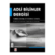 Adli Bilimler Dergisi Cilt:8 Say:3 Eyll 2009 Sekin Yaynevi